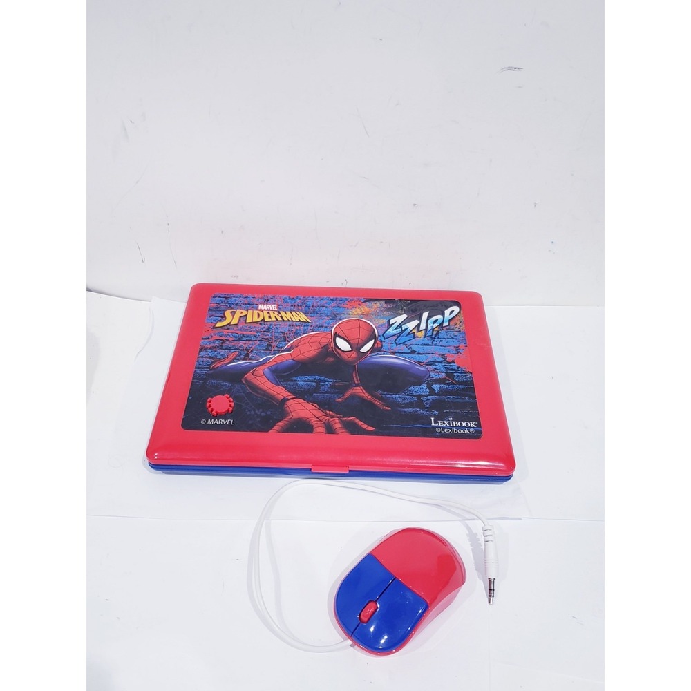Lexibook Spider-Man Bilingual Educational Laptop with 124 Activities and Mouse
